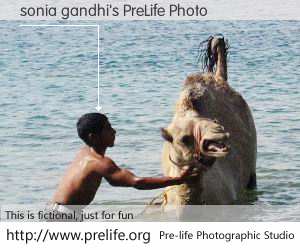 sonia gandhi's PreLife Photo
