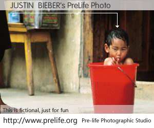 JUSTIN BIEBER's PreLife Photo