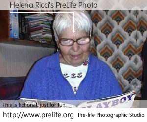 Helena Ricci's PreLife Photo